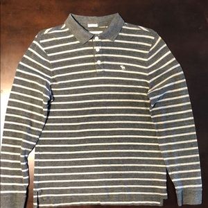 Long sleeve Abercrombie and Fitch polo.